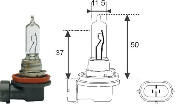 MAGNETI MARELLI MMAH9 12V izzó, főfényszóró